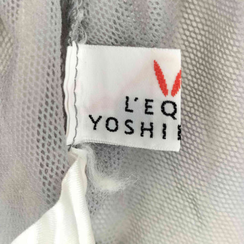 レキップヨシエイナバ LEQUIPE YOSHIE INABA フロントデザイン シースルータンクトップ Y2K レディース