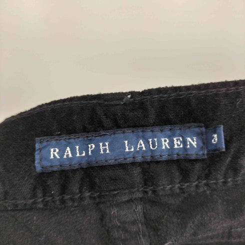 ラルフローレン RALPH LAUREN ベルベット ジップフライ スキニー パンツ Y2K レディース 28