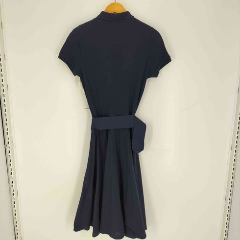 ラルフローレン RALPH LAUREN ポニー刺繍 鹿の子 S/S ポロ ワンピース レディース import:L