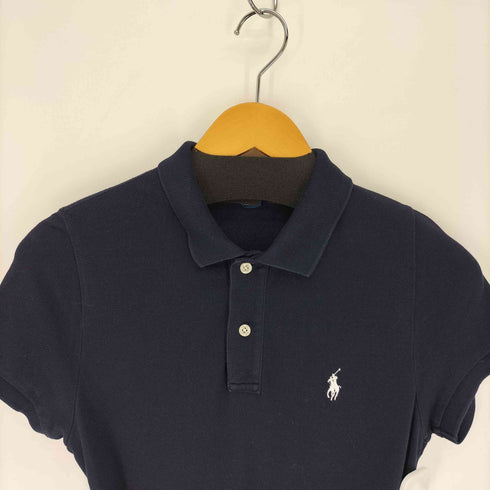ラルフローレン RALPH LAUREN ポニー刺繍 鹿の子 S/S ポロ ワンピース レディース import:L