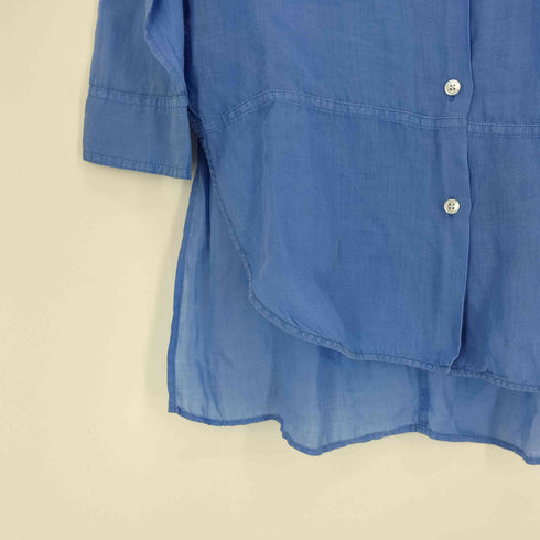 マカフィー MACPHEE 開襟 L/S 染 シャツ レディース JPN:36