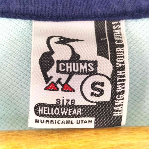 チャムス CHUMS ロゴ刺繍 S/S ポロシャツ メンズ import:S
