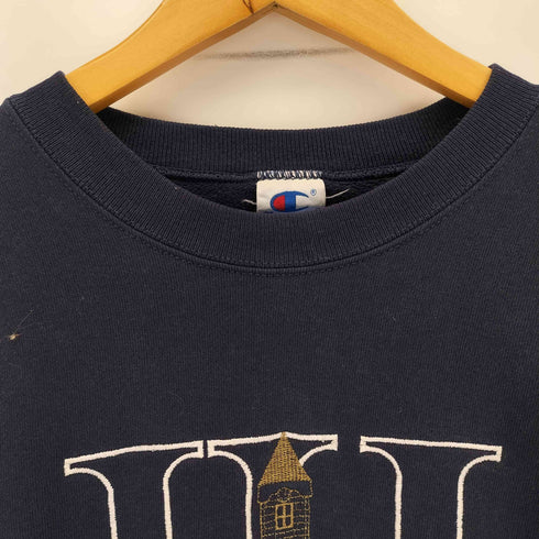 チャンピオン Champion 90-00s USA製 カレッジロゴ刺繍 スウェット メンズ import:XL