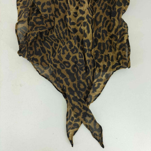 レオパード柄 スカーフ レディース