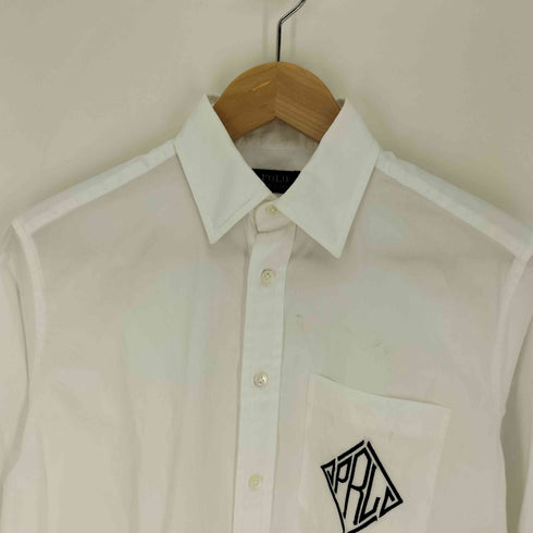 ポロラルフローレン POLO RALPH LAUREN ロゴ刺繍 レギュラーカラー シャツ ワンピース レディース 2