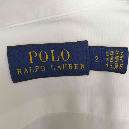 ポロラルフローレン POLO RALPH LAUREN ロゴ刺繍 レギュラーカラー シャツ ワンピース レディース 2