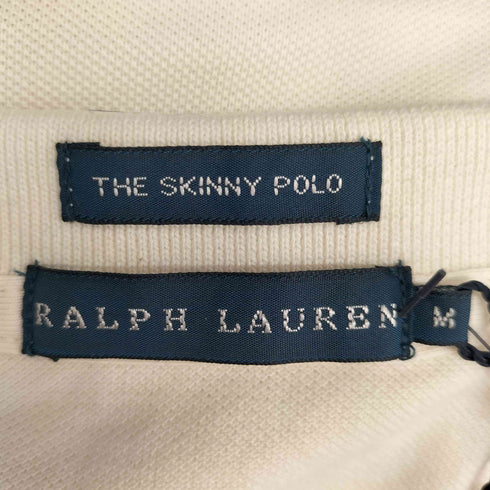 ラルフローレン RALPH LAUREN THE SKINNY POLO パールビーズ ビッグポニー ポロシャツ レディース import:M