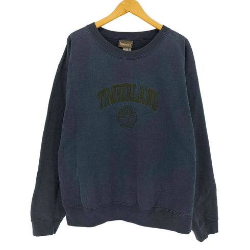 ティンバーランド Timberland 90s ブランドロゴ刺繍 クルーネックスウェット メンズ XXL