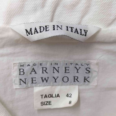 バーニーズニューヨーク BARNEYS NEWYORK イタリア製 ダック生地 フック ジャケット レディース JPN:42