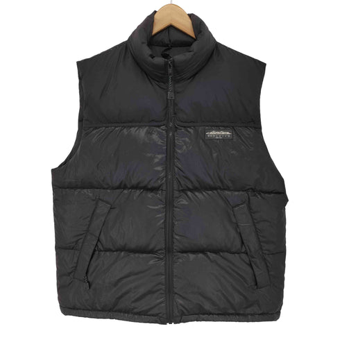 ウールリッチ WOOLRICH 90S~00S リップストップ 裾ドローコード ダウンベスト メンズ import:M