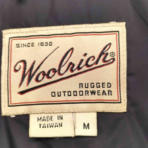 ウールリッチ WOOLRICH 90S~00S リップストップ 裾ドローコード ダウンベスト メンズ import:M