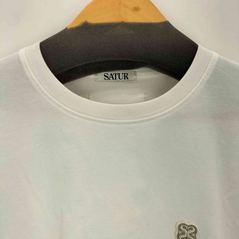 SATUR ワンポイントロゴS/Sカットソー 韓国 casual メンズ M