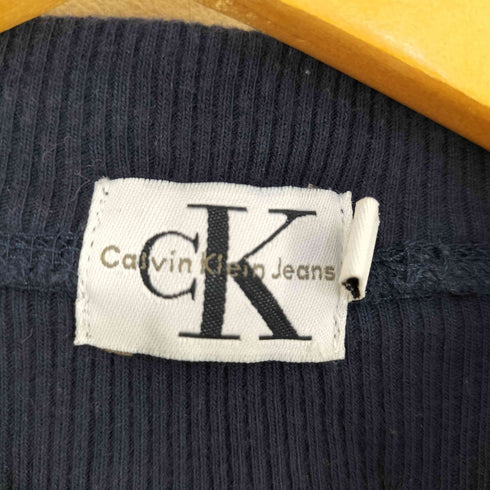 カルバンクラインジーンズ Calvin Klein Jeans 90s モックネックS/S Tシャツ レディース import:S