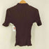 カルバンクライン CALVIN KLEIN コットン リブ編み ハイネックS/S Tシャツ レディース import:M