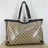 グッチ GUCCI GGクリスタル コーティングキャンバス ハンドバッグ レディース