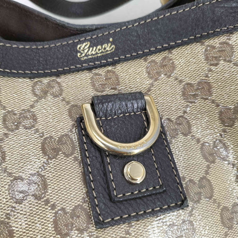 グッチ GUCCI GGクリスタル コーティングキャンバス ハンドバッグ レディース