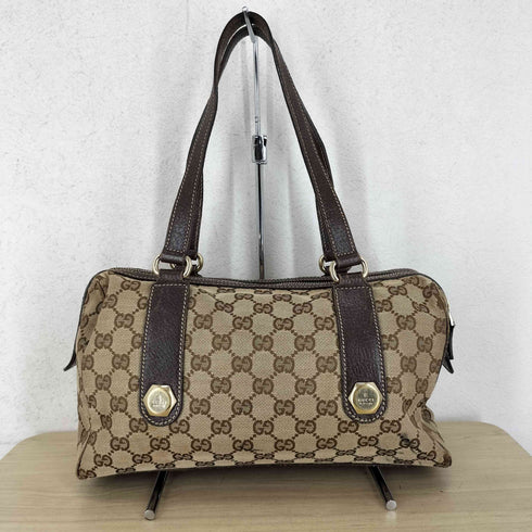 グッチ GUCCI GGキャンバス ハンドバッグ ミニボストン レディース
