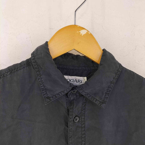 BOGARI シルク レギュラーカラーS/S シャツ メンズ JPN:S