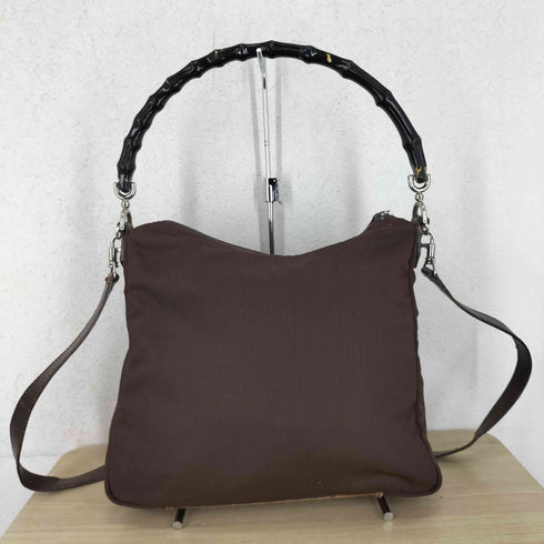 グッチ GUCCI バンブー ナイロンショルダーバッグ レディース