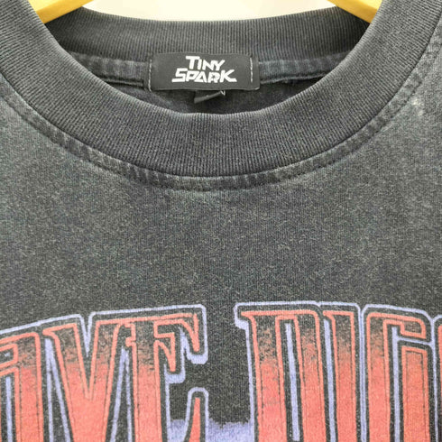 TINY SPARK Racing Grave Digger Powerful Graphic T-Shirt プリント クルーネックTシャツ メンズ import:L