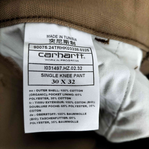 カーハート Carhartt SINGLE KNEE PANT メンズ 30