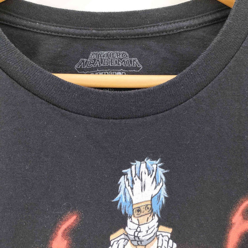 メキシコ製 アニメキャラクタープリント 敵キャラ集合 クルーネックTシャツ メンズ import:L
