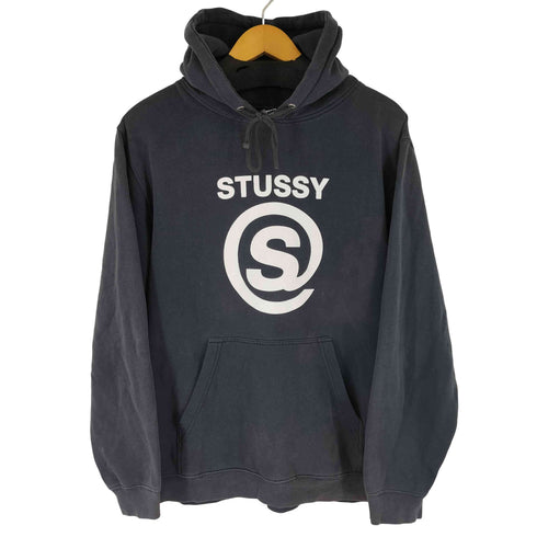 ステューシー Stussy 00S ロゴプリント プルオーバー パーカー メンズ import:L