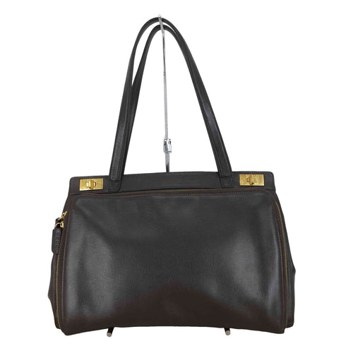 グッチ GUCCI OLD オールド レザー トートバッグ ハンドバッグ レディース