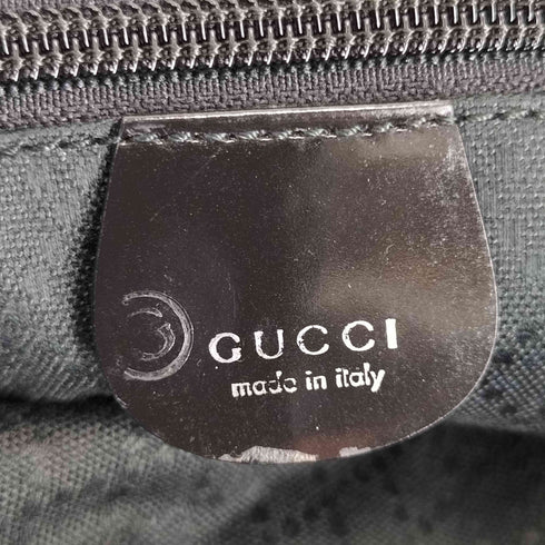 グッチ GUCCI レザー切替ナイロン ブリーフケース メンズ