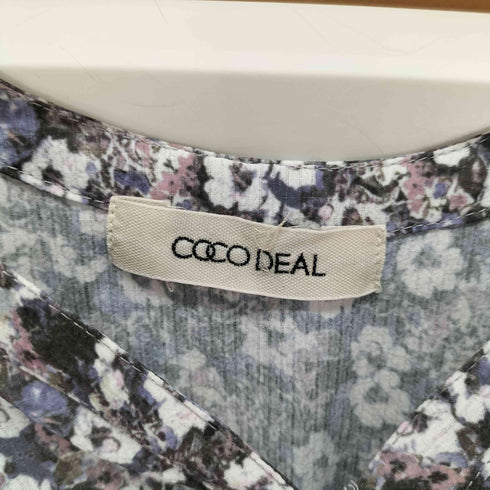 ココディール COCO DEAL ヴィンテージフラワースリットスリーブワンピース レディース JPN:2