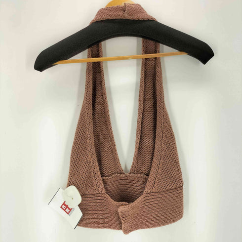 ロクビューティーアンドユースユナイテッドアローズ 6 BEAUTY & YOUTH UNITED ARROWS COTTON MIX HALTER BRA ホルターネックニットブラ レディース