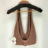 ロクビューティーアンドユースユナイテッドアローズ 6 BEAUTY & YOUTH UNITED ARROWS COTTON MIX HALTER BRA ホルターネックニットブラ レディース