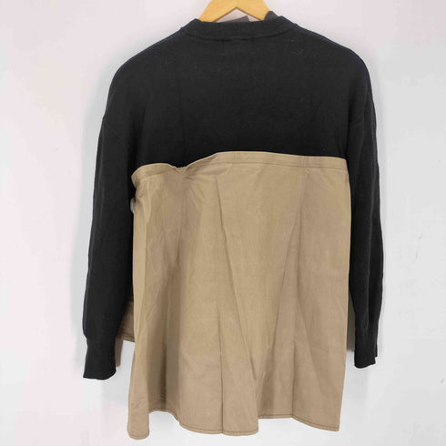 クラネ CLANE SHIRT DOCKING KNIT レディース 1