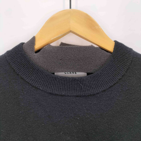 クラネ CLANE SHIRT DOCKING KNIT レディース 1
