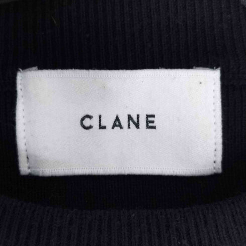クラネ CLANE SHIRT DOCKING KNIT レディース 1