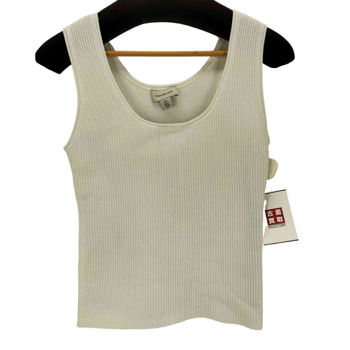 カルバンクラインジーンズ Calvin Klein Jeans リブニットタンクトップ レディース S
