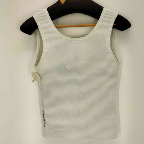 カルバンクラインジーンズ Calvin Klein Jeans リブニットタンクトップ レディース S