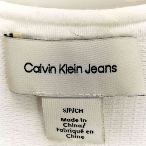 カルバンクラインジーンズ Calvin Klein Jeans リブニットタンクトップ レディース S