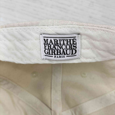 マリテフランソワジルボー MARITHE FRANCOIS GIRBAUD 6パネル バイカラー ロゴキャップ レディース OS