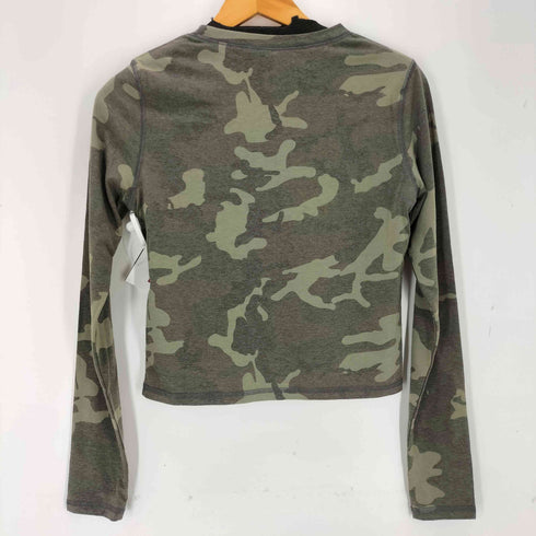 エックスガール X-girl LOGO PATCH L/S BABY TEE Y2K レディース ONE SIZE