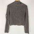 エックスガール X-girl FADED WOVEN MIX ZIP UP KNIT TOP レディース