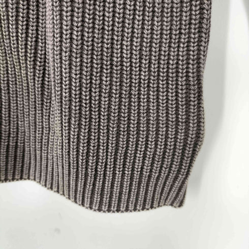 エックスガール X-girl FADED WOVEN MIX ZIP UP KNIT TOP レディース