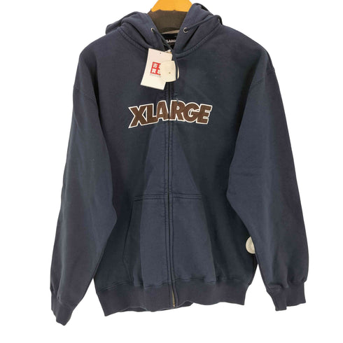 エクストララージ XLARGE STANDARD LOGO ZIP UP HOODED SWEATSHIRT メンズ M