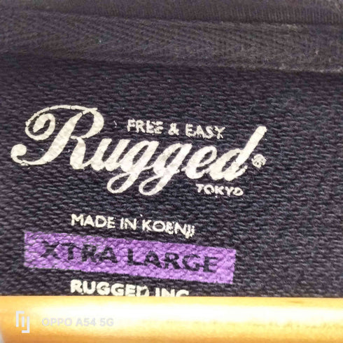 Rugged Tokyo ウォシュド 加工 ピグメントダイ フーディー パーカー メンズ JPN:XL