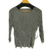 ストライプ柄 プリーツ L/S シャツ レディース JPN:L