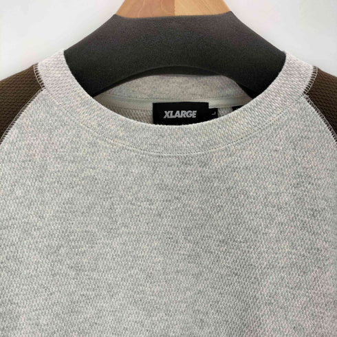 エクストララージ XLARGE WAFFLE RAGLAN CREWNECK メンズ L