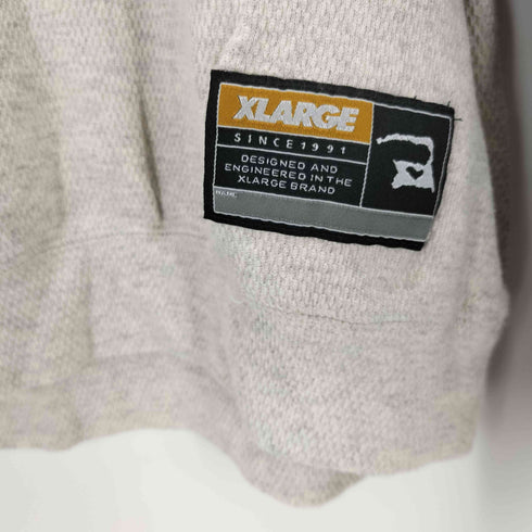 エクストララージ XLARGE WAFFLE RAGLAN CREWNECK メンズ L