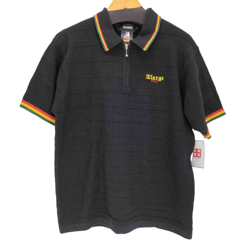 エクストララージ XLARGE ZION BOB MARLEY MESH KNIT POLO SHIRT メンズ JPN:L