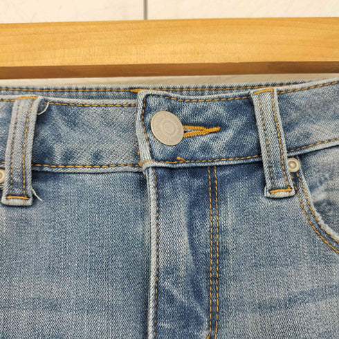 アズールバイマウジー AZUL by moussy A PERFECT DENIM AIR ダメージ加工 スキニーデニムパンツ レディース JPN:XS