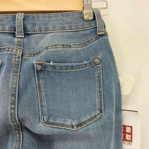 アズールバイマウジー AZUL by moussy A PERFECT DENIM AIR ダメージ加工 スキニーデニムパンツ レディース JPN:XS